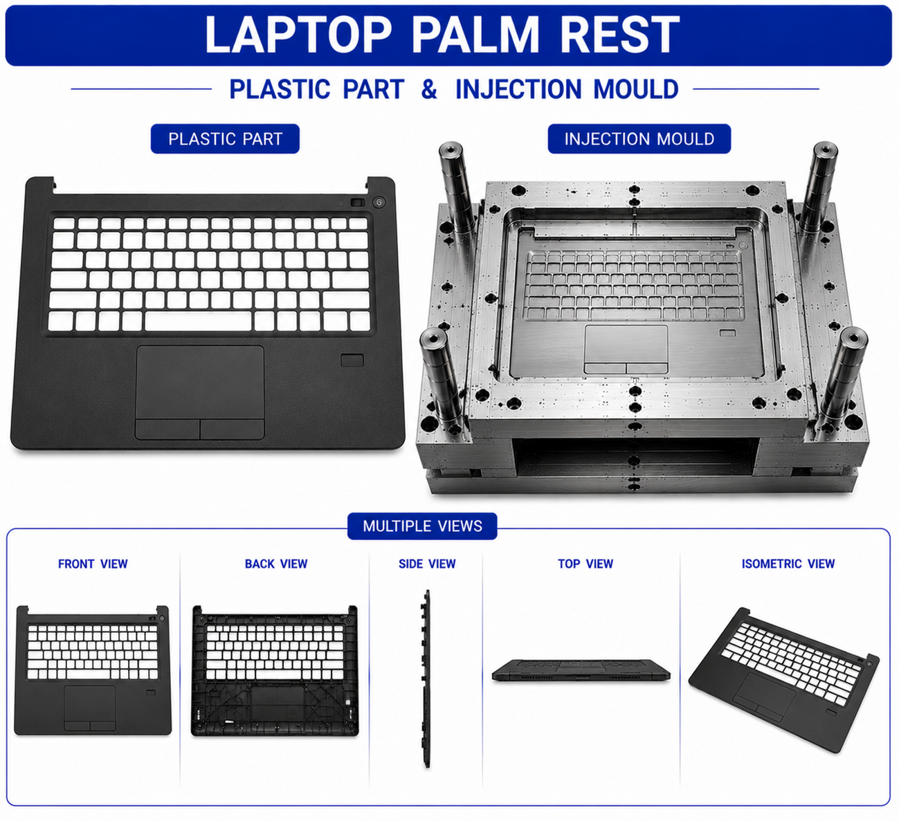 Laptop Plastic Palm Rest